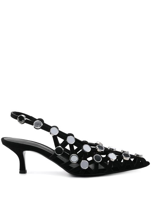 ''Grid'' black slingback THE ATTICO | 250WSH00844100